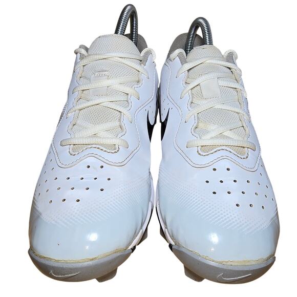 Nike Huarache 4 Baseball Cleats Keystone Mens Sz 7 DJ6524-100 White Black - Picture 3 of 9